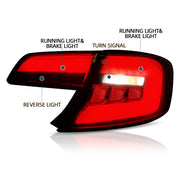 Vland Carlamp Tail Lights For Toyota Camry 2012-2014 Smoked Lens