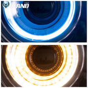 08-14 Dodge Challenger Vland RGB Style Dual Beam Projector Headlights Black