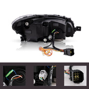 Vland Carlamp LED Headlights Fit For Subaru WRX 2015-2021