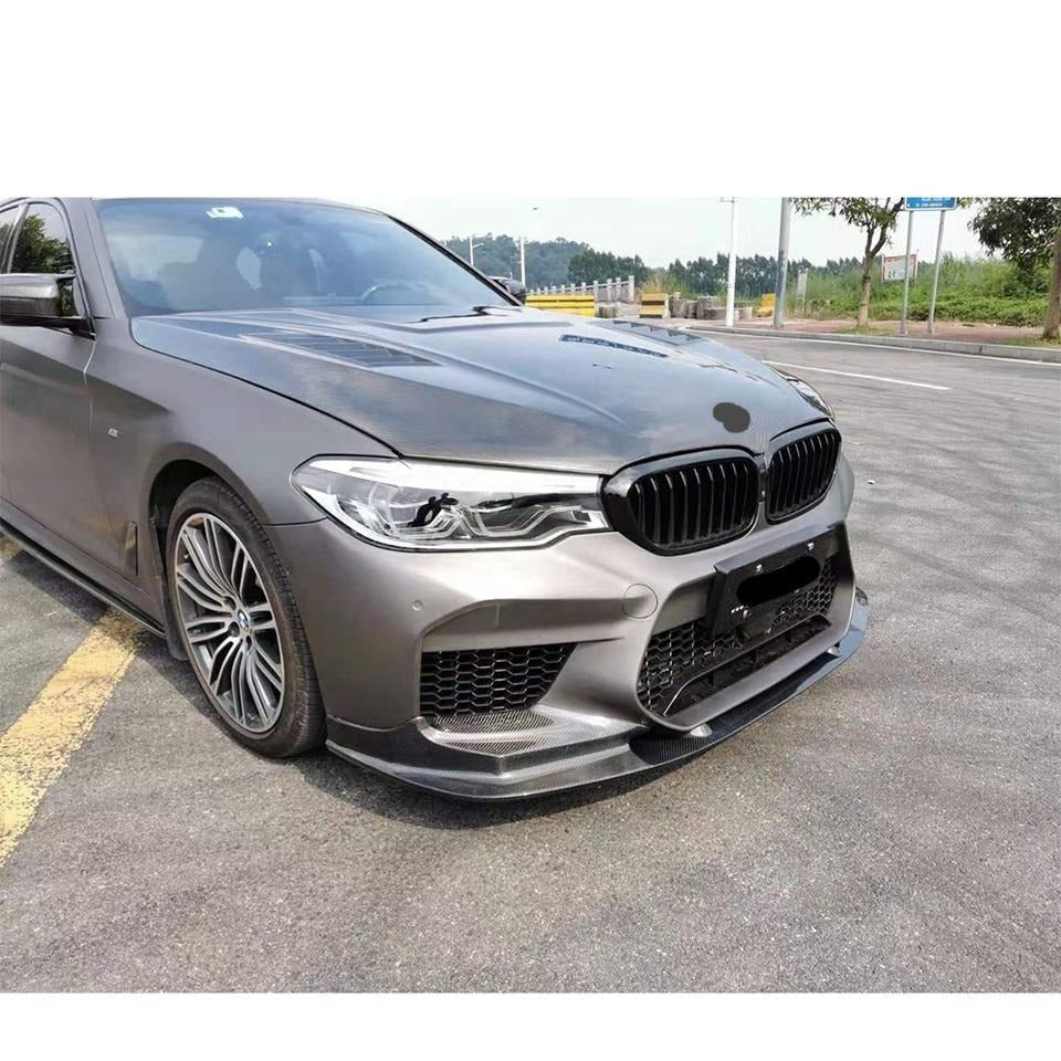 DRY CARBON FRONT LIP FOR BMW M5 F90 5 SERIES G30 G38 2017-2020 | 3D STYLE