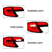 Vland Carlamp Tail Lights For Toyota Camry 2012-2014 Smoked Lens