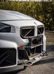 CARBON FRONT BUMPER LOWER MESH GRILLE for BMW M2 G87 2023 - 2025