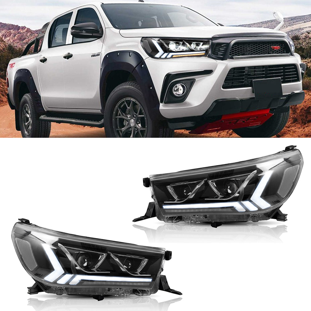 Vland  LED Headlights For Toyota Hilux Vigo Revo 2015-2020