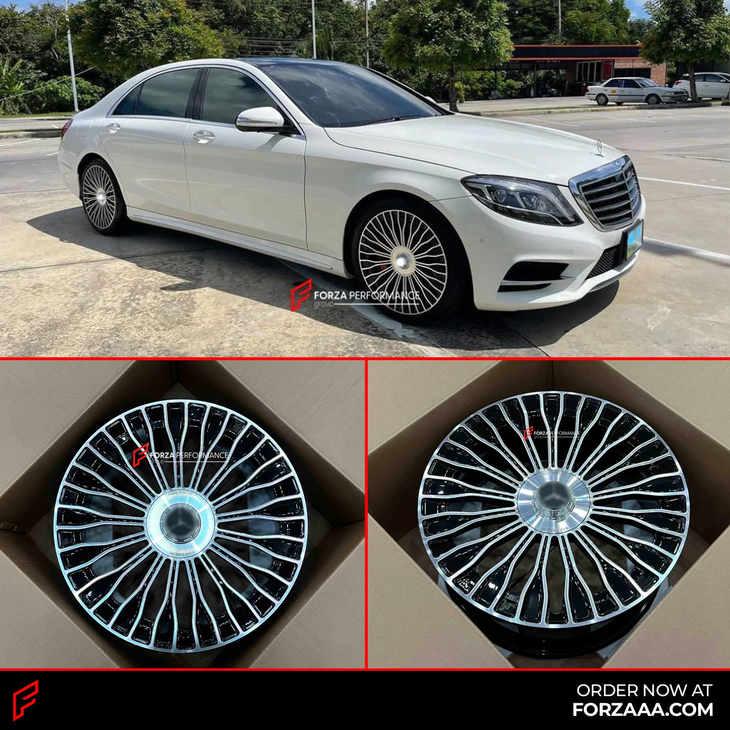FORGED WHEELS RIMS 20 INCH FOR MERCEDES BENZ W222 | MAYBACH W223