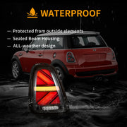 07-13 Mini Cooper (R56 R57 R58 R59) Vland II LED Tail Lights With Amber Sequential Turn Signal [E-mark]