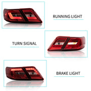 Vland Carlamp Full LED Tail Lights for Toyota Camry XV40 Gen Sedan 2007-2009