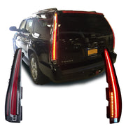 Vland Carlamp LED Tail Lights For 2007-2014 GMC Yukon & Chevy Tahoe/Suburban