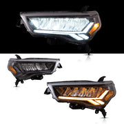 VLAND LED Reflective bowl Headlights For 2014-2024 Toyota 4Runner