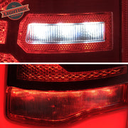Vland Carlamp Full LED Tail Lights for Dodge Ram 1500 2009-2018 (Red Sequential Turn Signals)