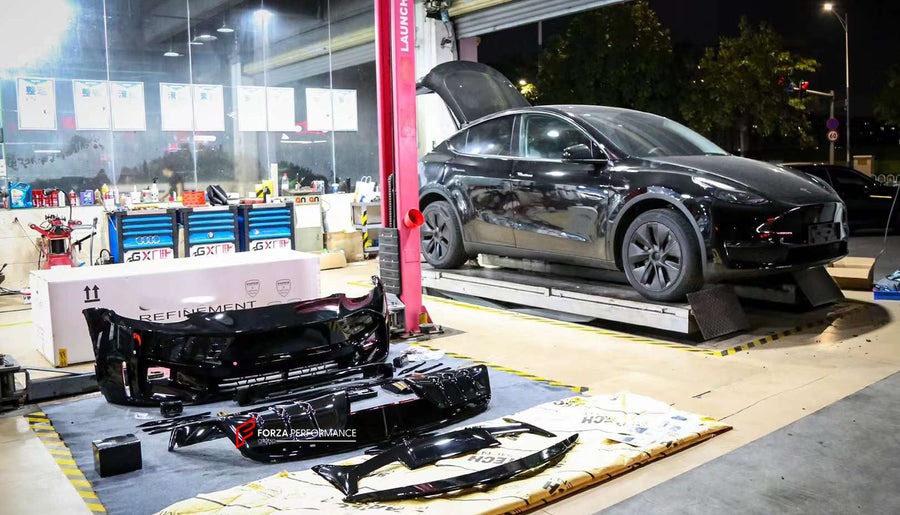 Buy Now BODY KIT for TESLA MODEL Y 2020+ and upgrade car parts from SIR Tuning at the Best Price. Headlights, Tail lights, Bodykits, Navigations, body kit and more - Fast & Free Shipping within Europe, US & Worldwide.