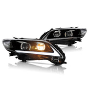 Vland Carlamp LED Headlights For Toyota Corolla 2011 2012 2013 (Bulbs are not included)