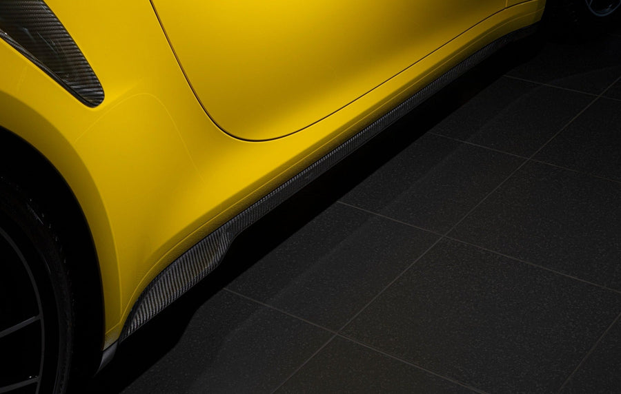 Buy Now CARBON SIDE SKIRTS for PORSCHE 911 992.1 TURBO TURBO S 2019 - 2025 and upgrade car parts from SIR Tuning at the Best Price. Headlights, Tail lights, Bodykits, Navigations, body kit and more - Fast & Free Shipping within Europe, US & Worldwide.