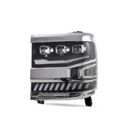 Vland Carlamp Full LED Projector Headlights For Chevrolet Silverado 1500 2016-2018 With LED lens dual beam