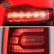 Vland Carlamp Full LED Tail Lights for Dodge Ram 1500 2009-2018 (Red Sequential Turn Signals)