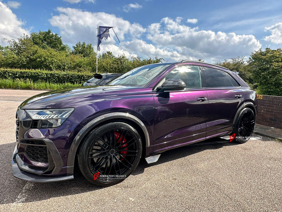 Buy Now CARBON FIBER BODY KIT for AUDI RSQ8 2021+ and upgrade car parts from SIR Tuning at the Best Price. Headlights, Tail lights, Bodykits, Navigations, Carbon body kit and more - Fast & Free Shipping within Europe, US & Worldwide.