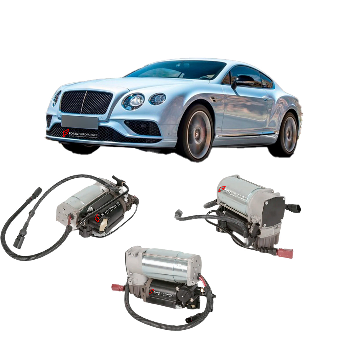 AIR SUSPENSION COMPRESSOR PUMP for BENTLEY CONTINENTAL GT 2003 - 2011 2011 - 2018 2018 - 2024 2024+