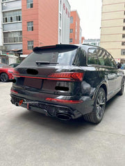 REAR DIFFUSER WITH EXHAUST TIPS for AUDI Q7 4M FACELIFT 2019 - 2024 | RSQ7 STYLE