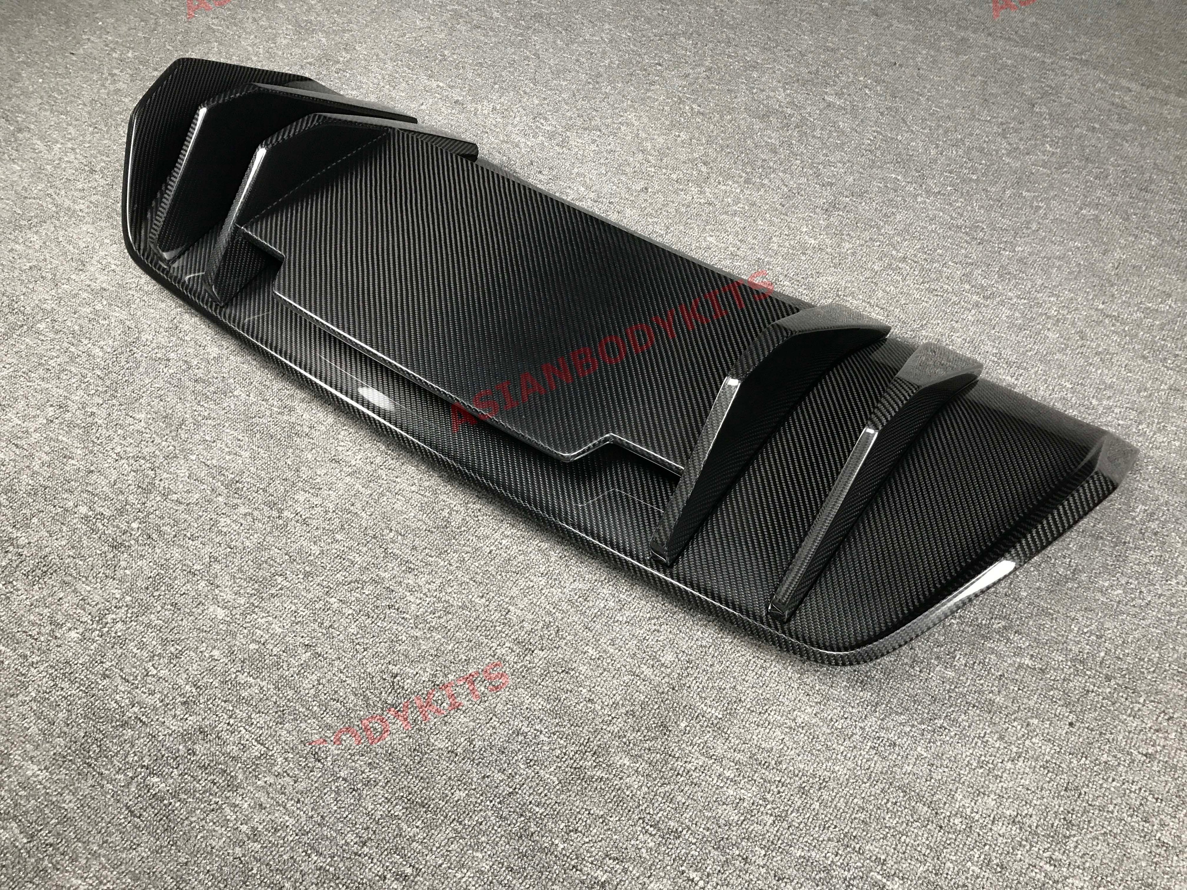 DRY CARBON FIBER REAR DIFFUSER for AUDI R8 4S 2015 - 2019