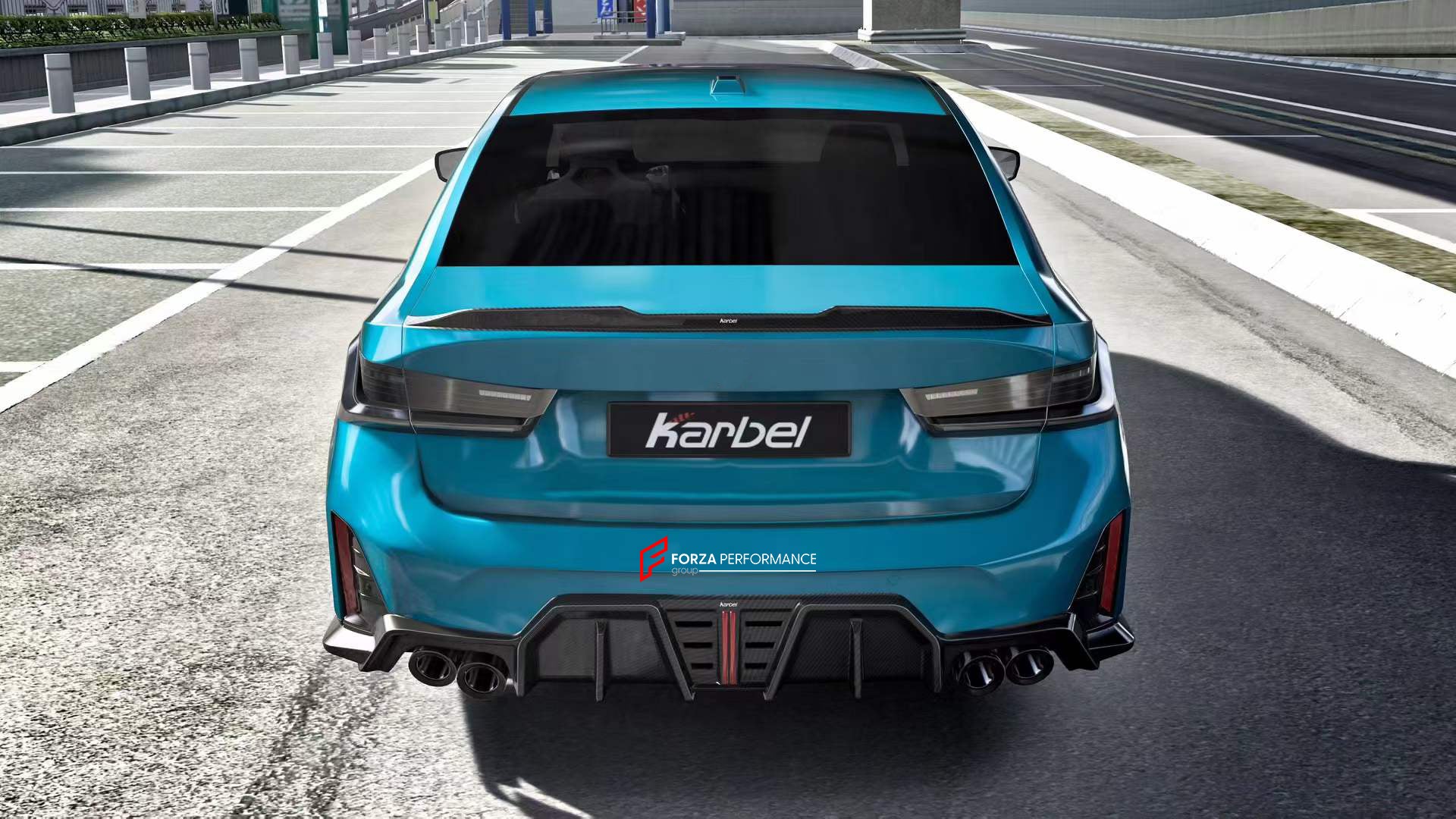 AUTHENTIC KARBEL CARBON BODY KIT for BMW 3-SERIES G20 LCI 2022+