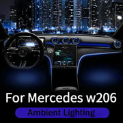 Air Vents with Ambient Lights for Mercedes-Benz C-Class W206
