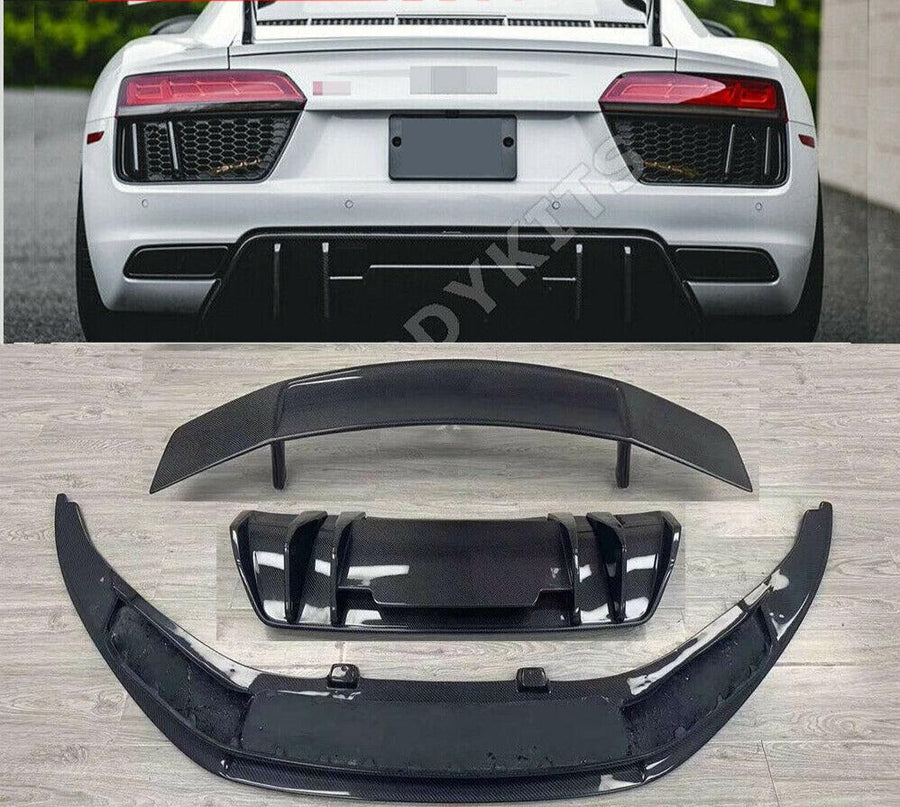 Buy Now CARBON BODY KIT FOR AUDI R8 V10 4S 2015 - 2019 and upgrade car parts from SIR Tuning at the Best Price. Headlights, Tail lights, Bodykits, Navigations, body kit and more - Fast & Free Shipping within Europe, US & Worldwide.