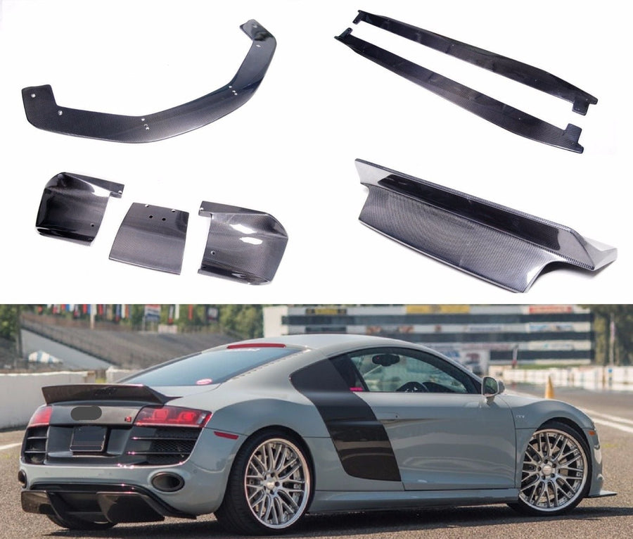 Buy Now BODY KIT FOR AUDI R8 TYP 42 2007 - 2015 | L STYLE and upgrade car parts from SIR Tuning at the Best Price. Headlights, Tail lights, Bodykits, Navigations, Carbon body kit and more - Fast & Free Shipping within Europe, US & Worldwide.