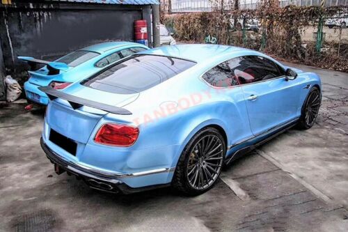CARBON FIBER SIDE SKIRTS ADD ONS for BENTLEY CONTINENTAL GT COUPE GTC CONVERTIBLE 2011 - 2018