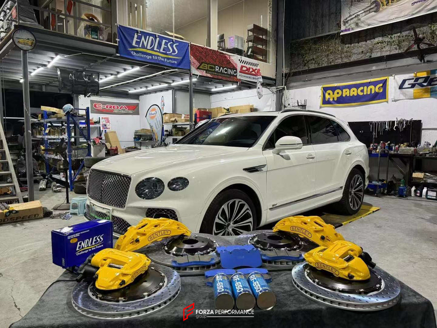 Buy Now BIG BRAKE KIT for BENTLEY BENTAYGA PL71 FACELIFT 2020+ and upgrade car parts from SIR Tuning at the Best Price. Headlights, Tail lights, Bodykits, Navigations, BIG BRAKE KIT and more - Fast & Free Shipping within Europe, US & Worldwide.