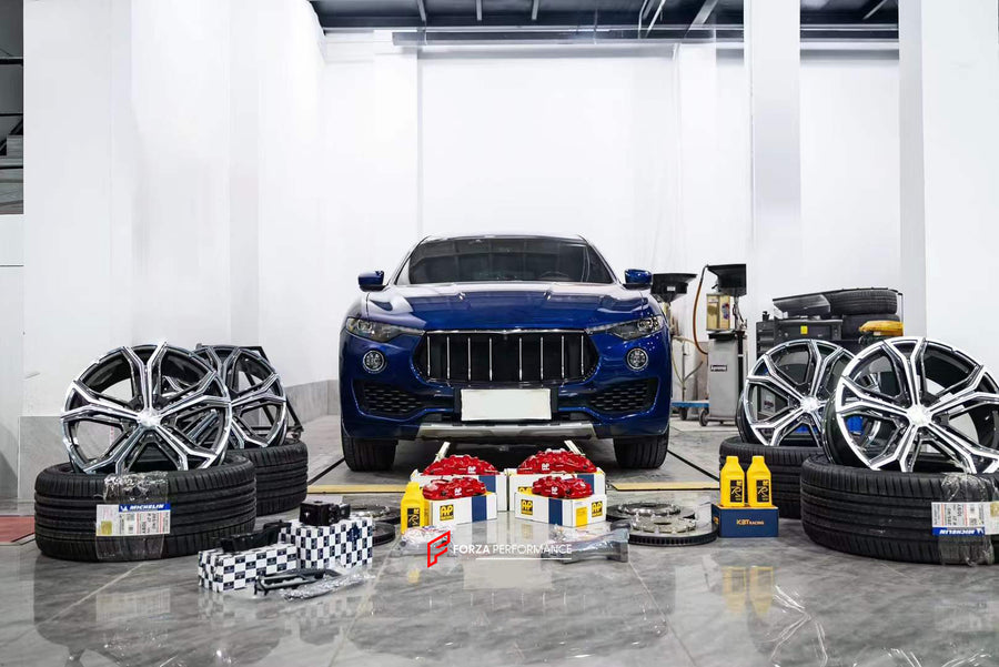 Buy Now BIG BRAKE KIT for MASERATI LEVANTE M161 2016+ and upgrade car parts from SIR Tuning at the Best Price. Headlights, Tail lights, Bodykits, Navigations, BIG BRAKE KIT and more - Fast & Free Shipping within Europe, US & Worldwide.