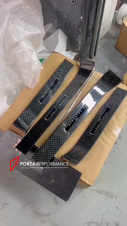 BLACK BADGE CARBON DOOR SILLS for ROLLS-ROYCE CULLINAN