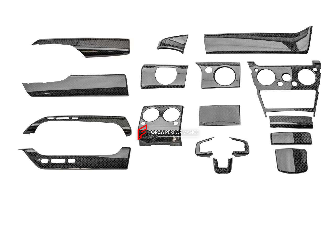 DRY CARBON INTERIOR PARTS for ROLLS ROYCE CULLINAN 2018 - 2024 BLACK BADGE STYLE