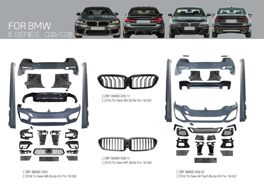 BODY KIT FOR BMW 5 SERIES G30 M5 M-TECH Performance