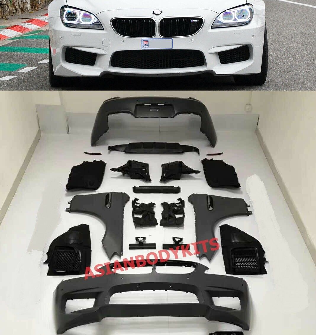 CONVERSION BODY KIT for BMW 6-SERIES F06/F12/F13 COUPE/CONVERTIBLE 2011-2017 UPGRADE TO M6 STYLE