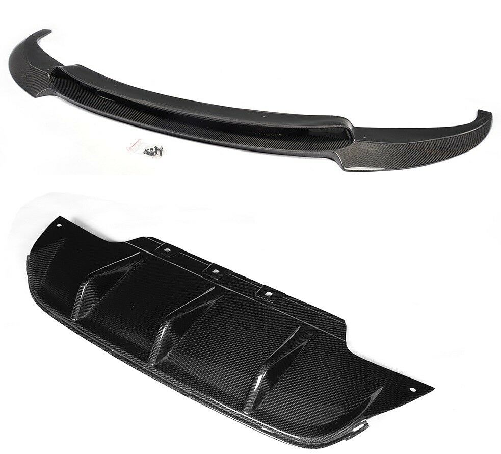 for BMW M6 F06 F12 F13 CARBON FRONT LIP CARBON DIFFUSER 2011-2017