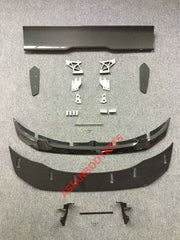 CARBON FRONT LIP and CARBON FIBER TRUNK SPOILER wing for BMW M4 F82 GTS style