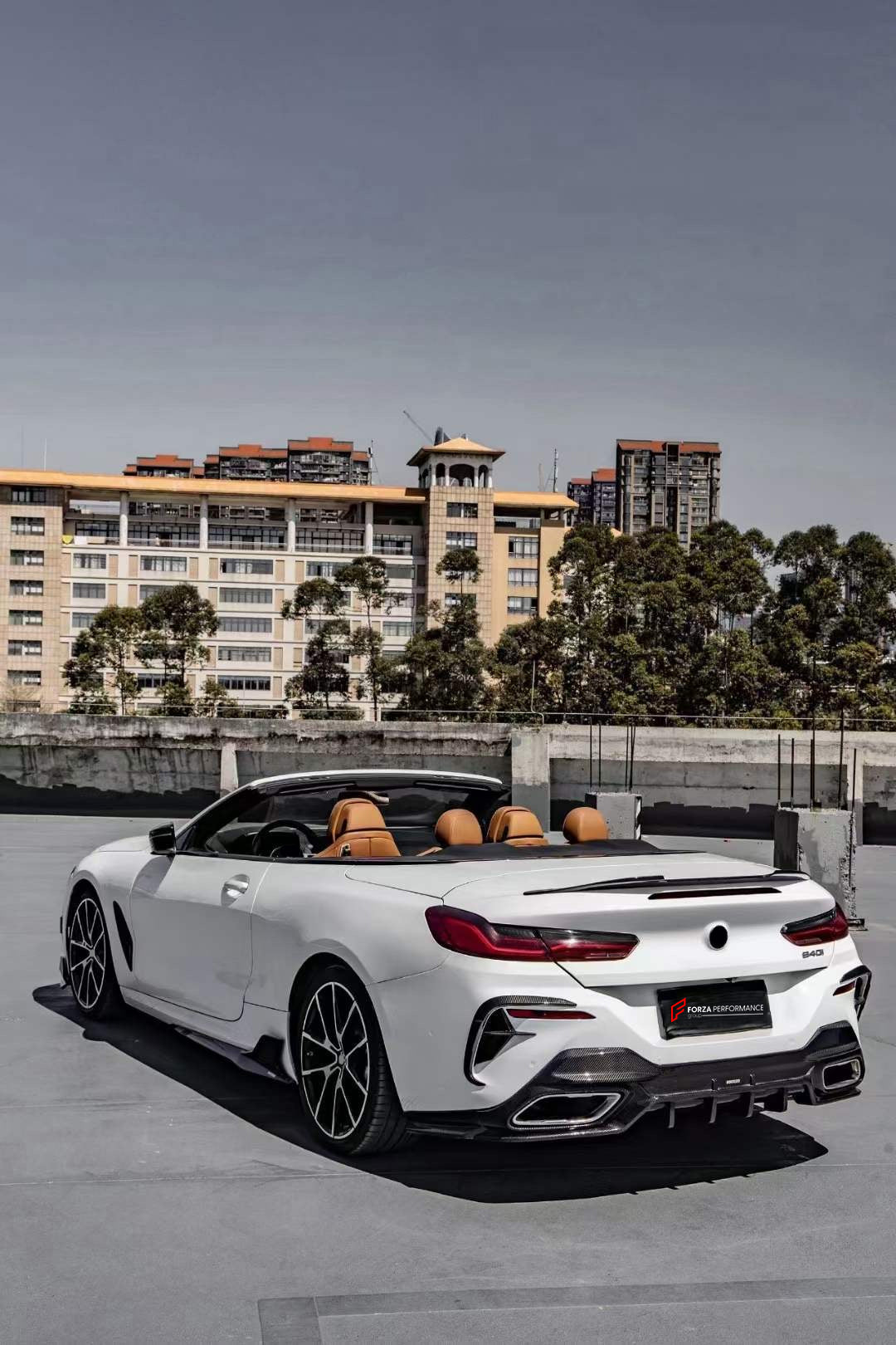 AUTHENTIC SOOQOO CARBON BODY KIT for BMW 8 SERIES G14 G15 CONVERTIBLE CABRIOLET CABRIO 2018+