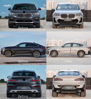 CONVERSION BODY KIT for BMW X4 G02 UPGRADE to X4 G02 LCI M-TECH FACELIFT