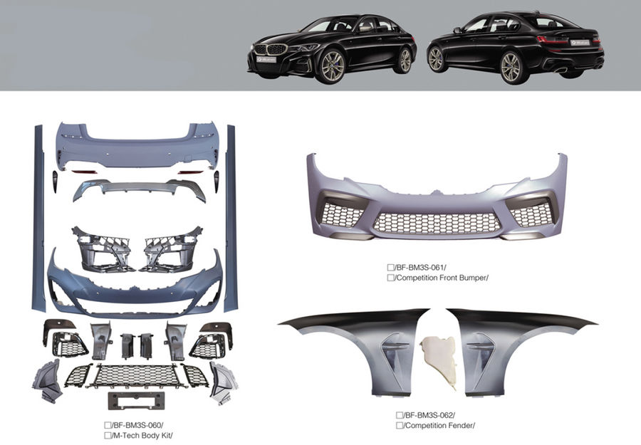 Buy Now BODY KIT for BMW 3 Series G20/G28 M-Tech 2019+ and upgrade car parts from SIR Tuning at the Best Price. Headlights, Tail lights, Bodykits, Navigations, body kit and more - Fast & Free Shipping within Europe, US & Worldwide.
