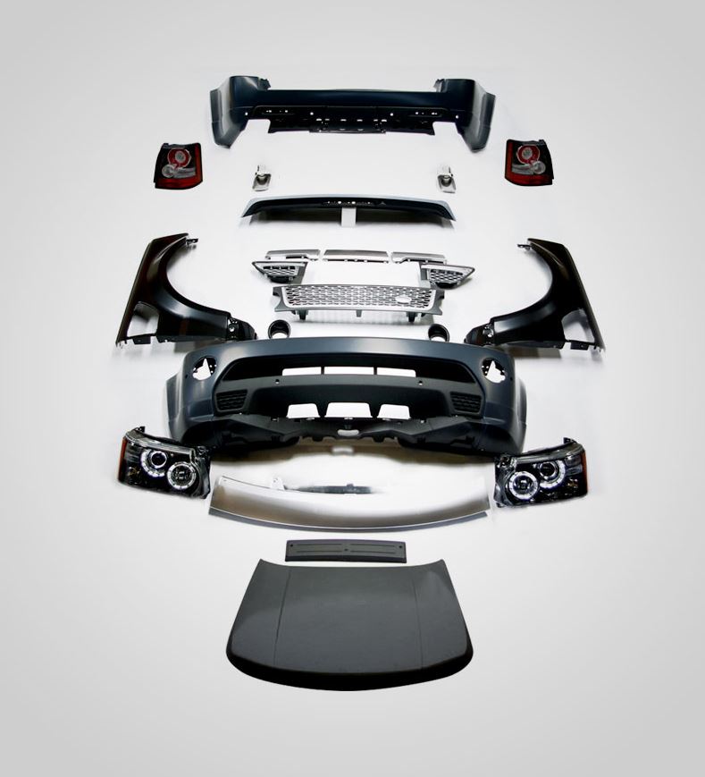 Buy Now BODY KIT FOR LAND ROVER RANGE ROVER SPORT 2006-2009 L320 and upgrade car parts from SIR Tuning at the Best Price. Headlights, Tail lights, Bodykits, Navigations, body kit and more - Fast & Free Shipping within Europe, US & Worldwide.