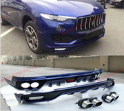 BODY KIT for MASERATI LEVANTE 2016 - 2019 FRONT LIP REAR DIFFUSER EXHAUST TIPS