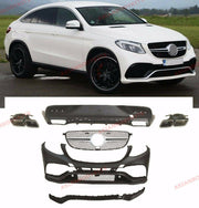 CONVERSION GLE 63 COUPE AMG C292 BODY KIT for MERCEDES BENZ GLE 400 450 500 COUPE AMG C292 2015 - 2019