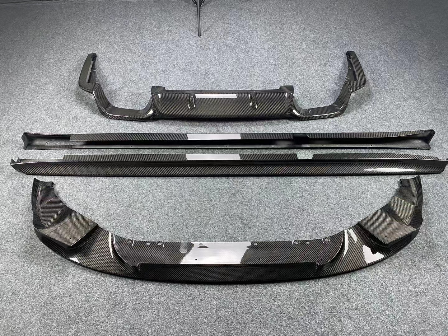 BODY KIT for BMW X3M F97 X4M F98 2021+ FRONT LIP SIDE SKIRTS REAR DIFFUSER