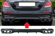 REAR DIFFUSER WITH EXHAUST TIPS for MERCEDES-BENZ E-CLASS W213 E63