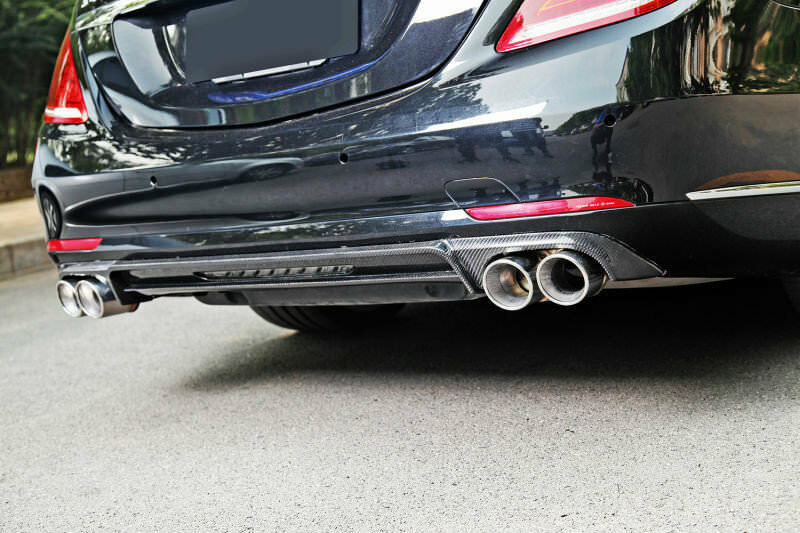 Buy Now for Benz S-class W222 CARBON REAR DIFFUSER with Exhaust Tips for non amg and upgrade car parts from SIR Tuning at the Best Price. Headlights, Tail lights, Bodykits, Navigations, body kit and more - Fast & Free Shipping within Europe, US & Worldwide.
