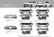 REAR DIFFUSER for MERCEDES-BENZ C-CLASS W206 2021+ | C43 C63 AMG STYLE
