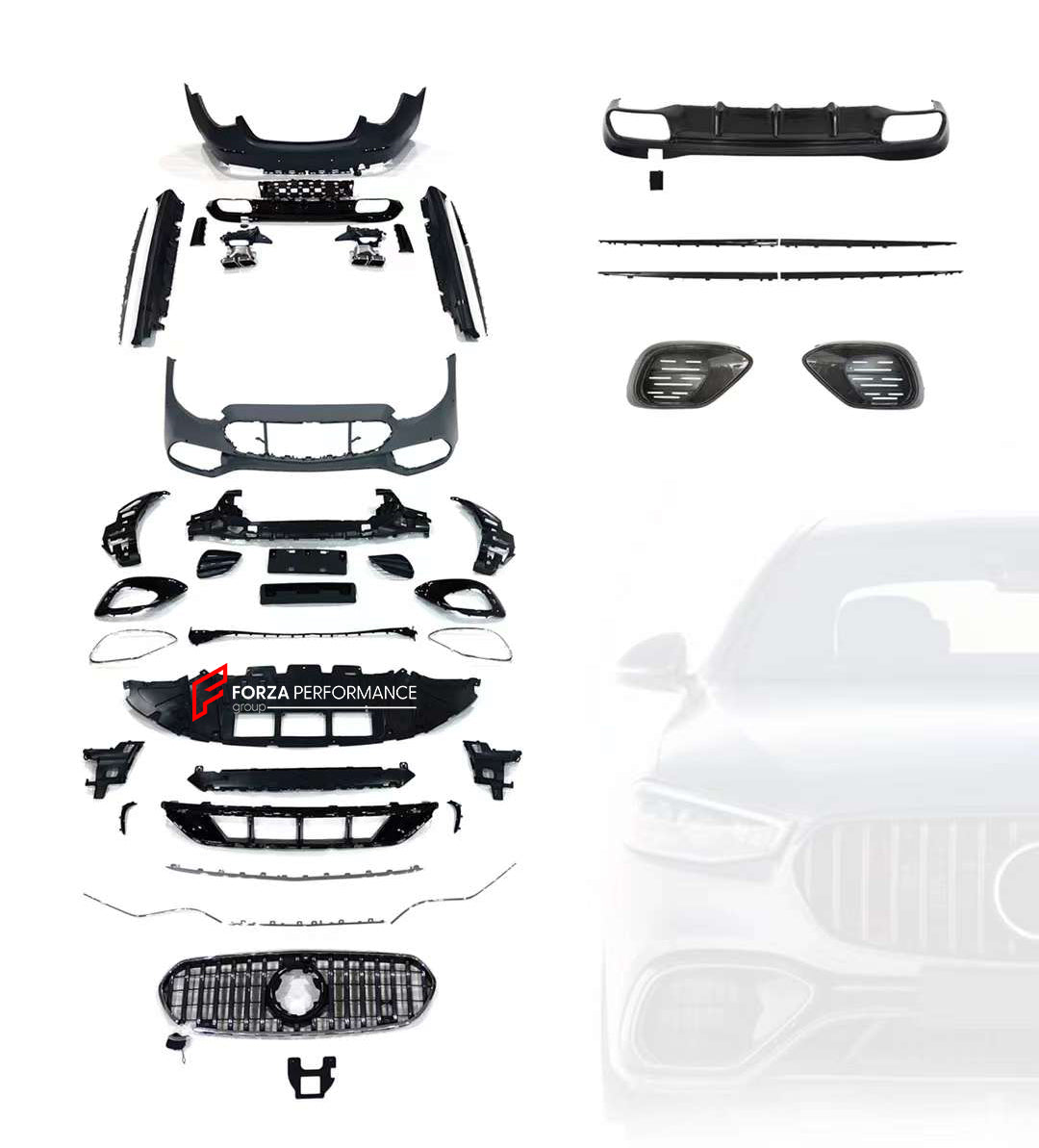 CARBON BODY KIT for MERCEDES-BENZ S-CLASS S400 W223 2020+