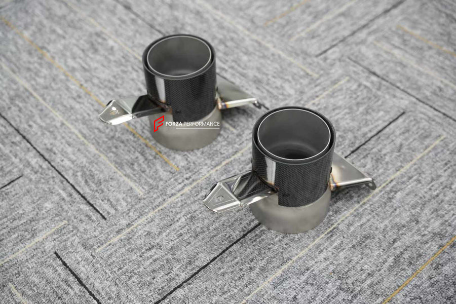 Buy Now CARBON EXHAUST TIPS for FERRARI 488 2015 - 2020 and upgrade car parts from SIR Tuning at the Best Price. Headlights, Tail lights, Bodykits, Navigations, Carbon body kit and more - Fast & Free Shipping within Europe, US & Worldwide.