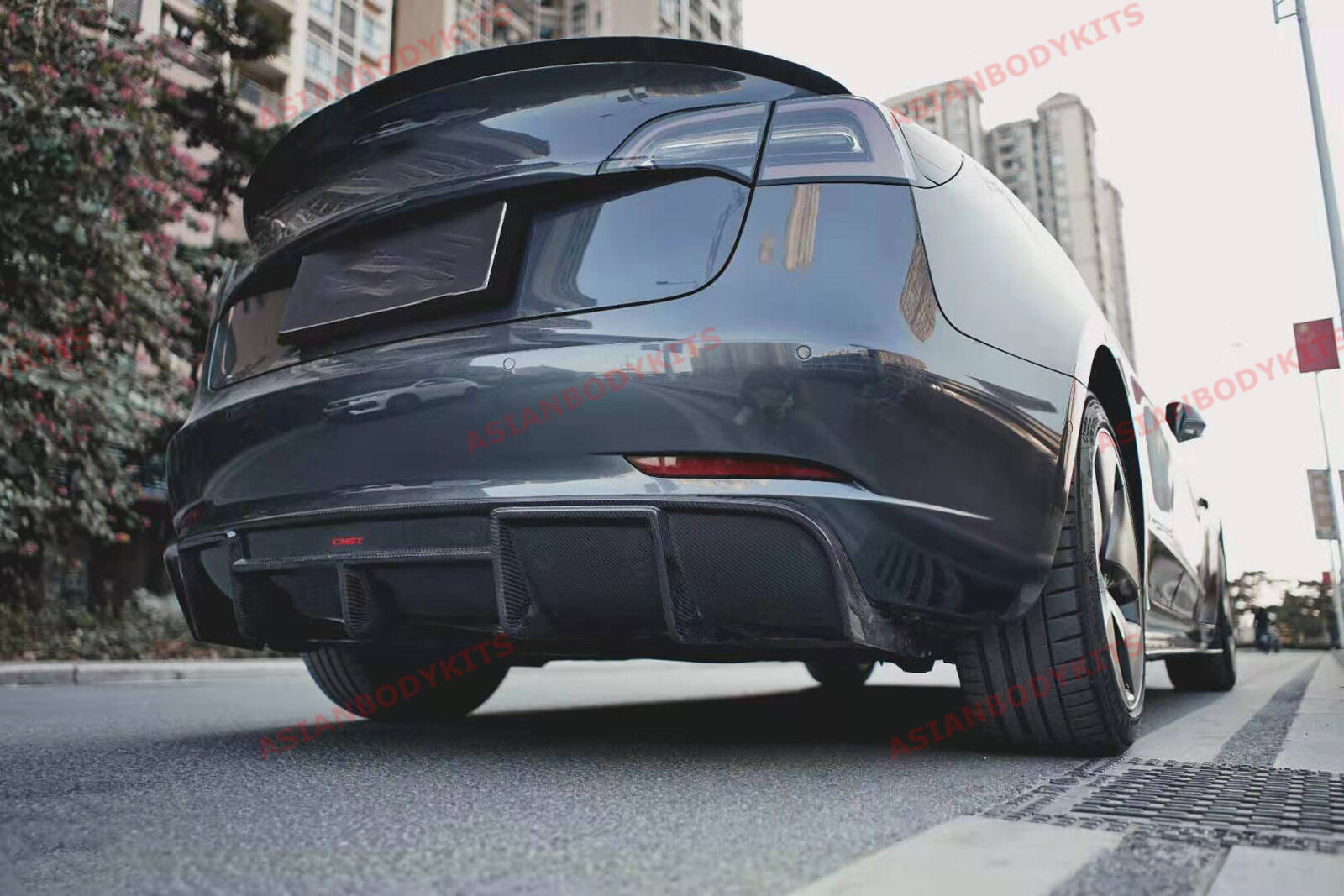 CARBON FIBER BODY KIT for TESLA MODEL 3 2016 - 2023