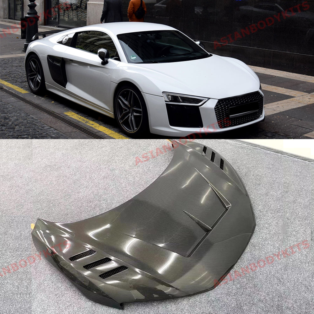 CARBON FIBER HOOD BONNET FOR AUDI R8 4S 2015 - 2019