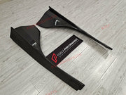 DRY CARBON FIBER SIDE SKIRTS ADD ONS for MCLAREN 720S 2017 - 2023